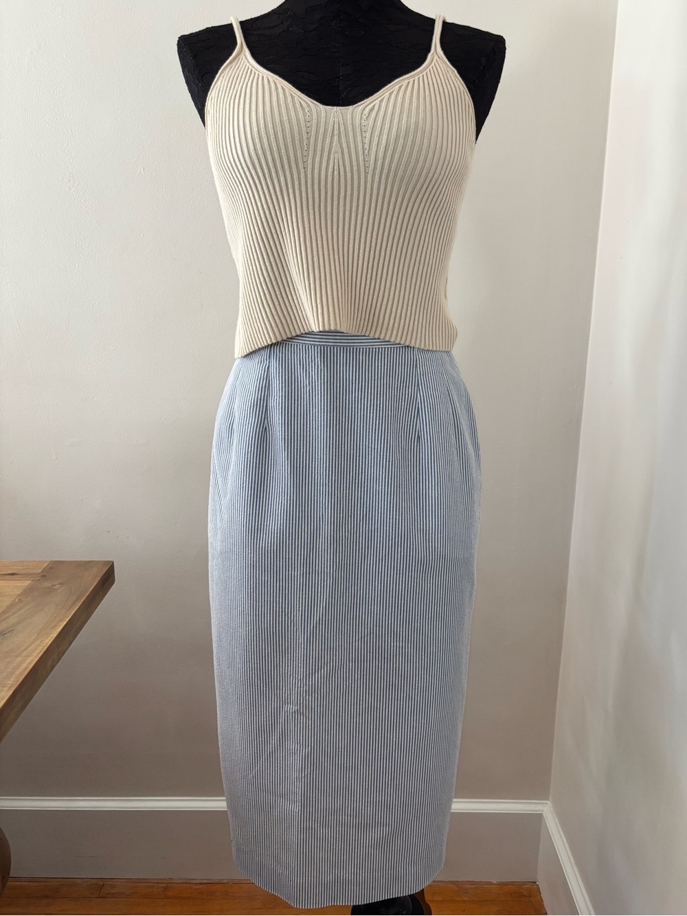 Vintage 90’s Jones New York cotton midi skirt